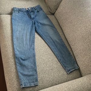 High waisted jeans